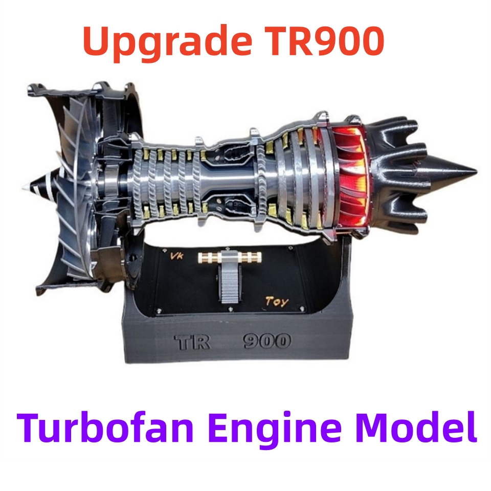 Model Kit Jet Engine - Yükseltme TR900 Turbofan Motor Modeli DIY