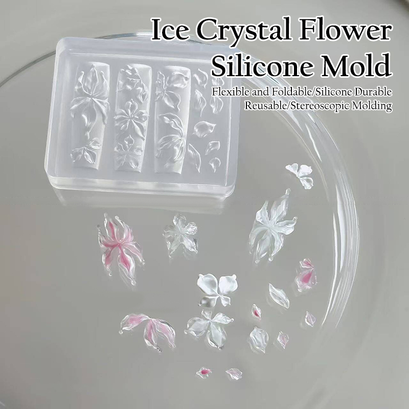 Model Kit For Beginners - ~1 Adet 3D Buz Kristal Çiçek