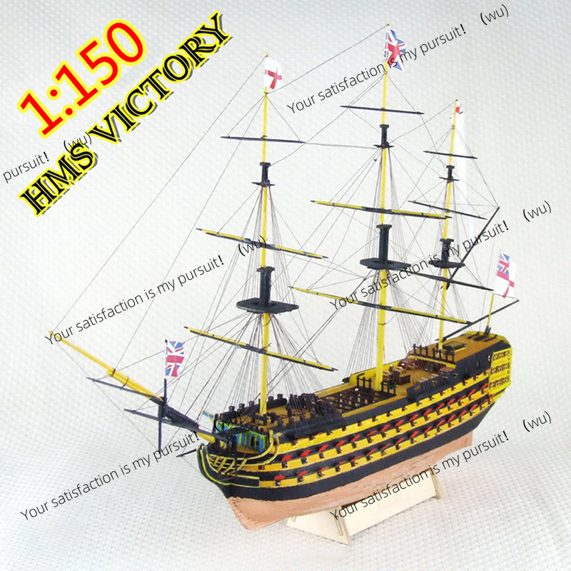 Model Kit Hms Victory - 1 takım 1:150 yelkenli tekne model