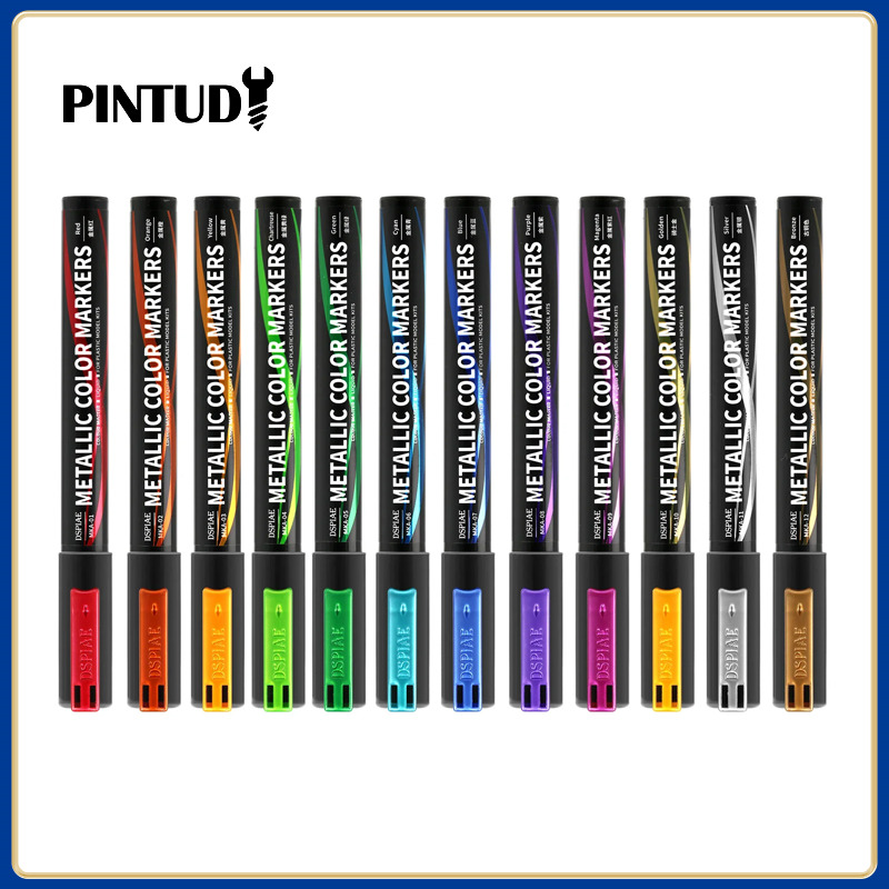 Metallic Paint Set - 【2026 Yeni】DSPIAE MKA 12 Renk Metalik
