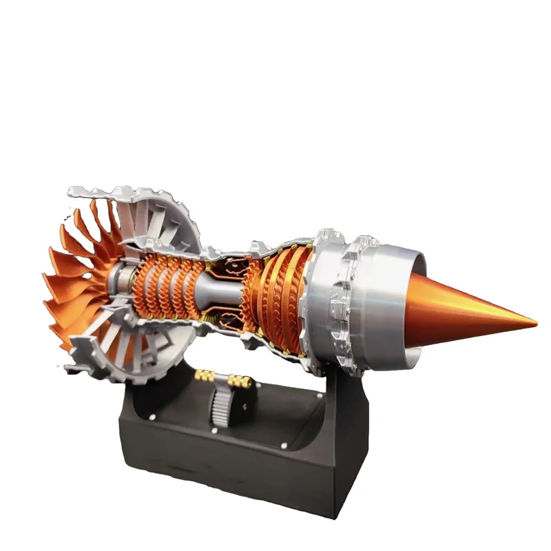 Model Kit Jet Engine - 27CM DIY Turbofan motor havacılık modeli