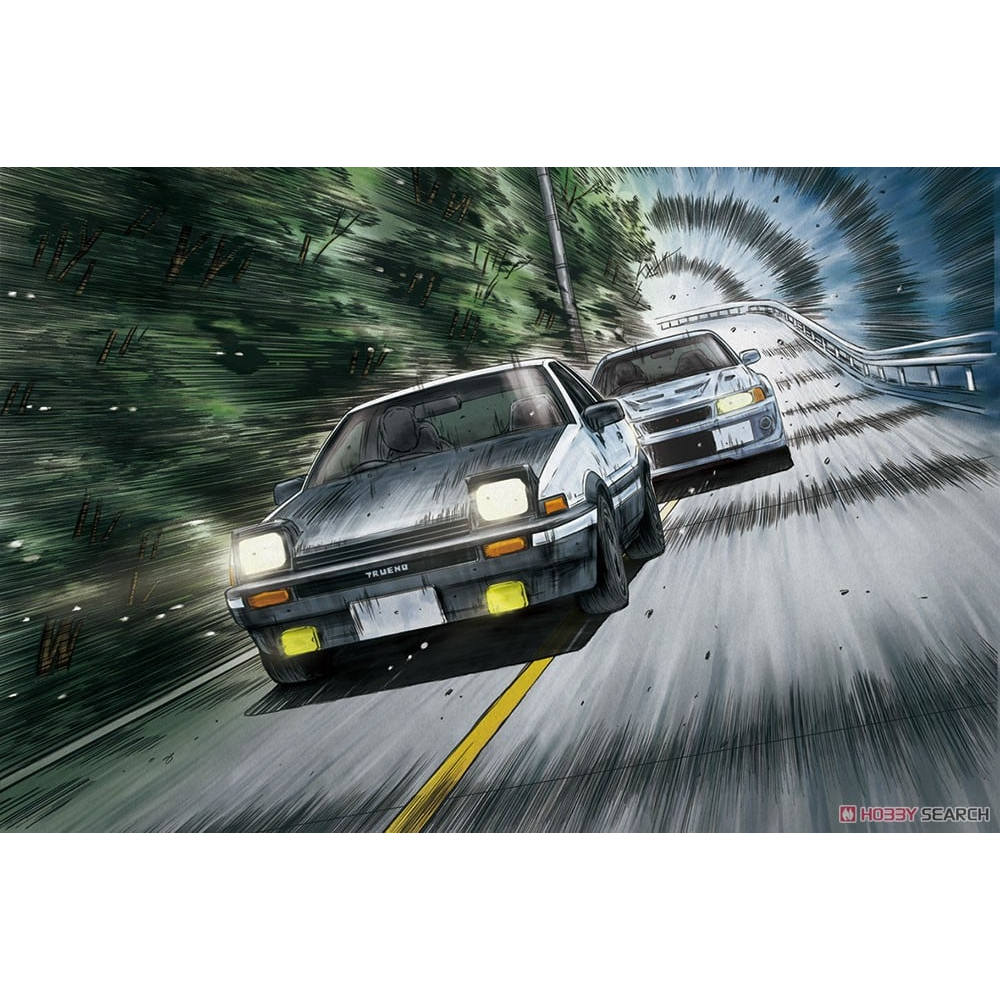 Model Kit Ae86 - Prefabrik montaj modeli Aoshima-05954-A 1/24 Initial