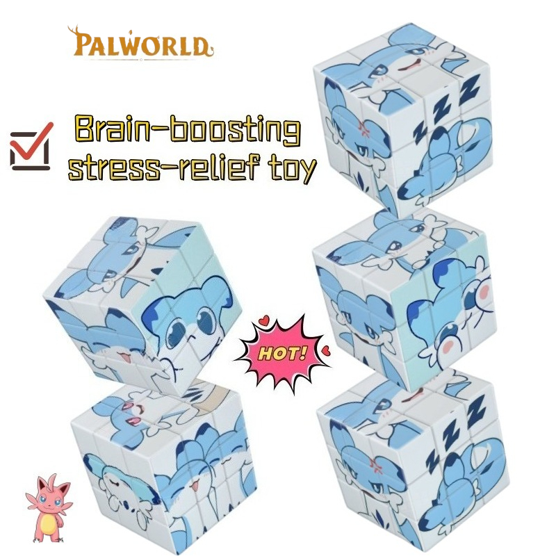 Model Kit Plastic - Yeni Palworld Chillet Karikatür Eğitici Üçüncü