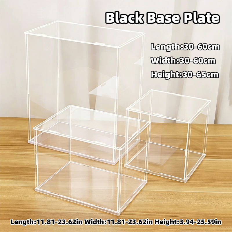 Model Kit Plastic - Şeffaf Akrilik Vitrin Kutusu Toz Kapağı
