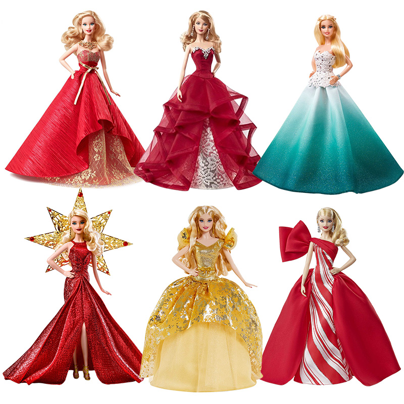 Mattel Toy Barbie - Orijinal Holiday Barbie bebekler 2015-2020 koleksiyonları