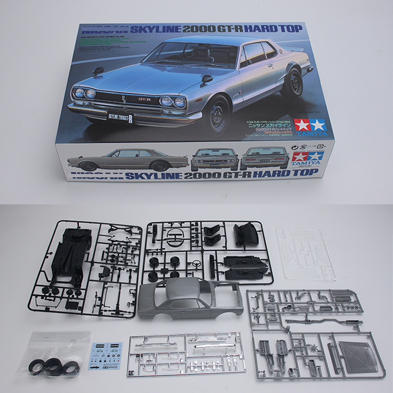 Model Kit Nissan Skyline - TAMIYA Plastik model seti 24194 2000GT-R