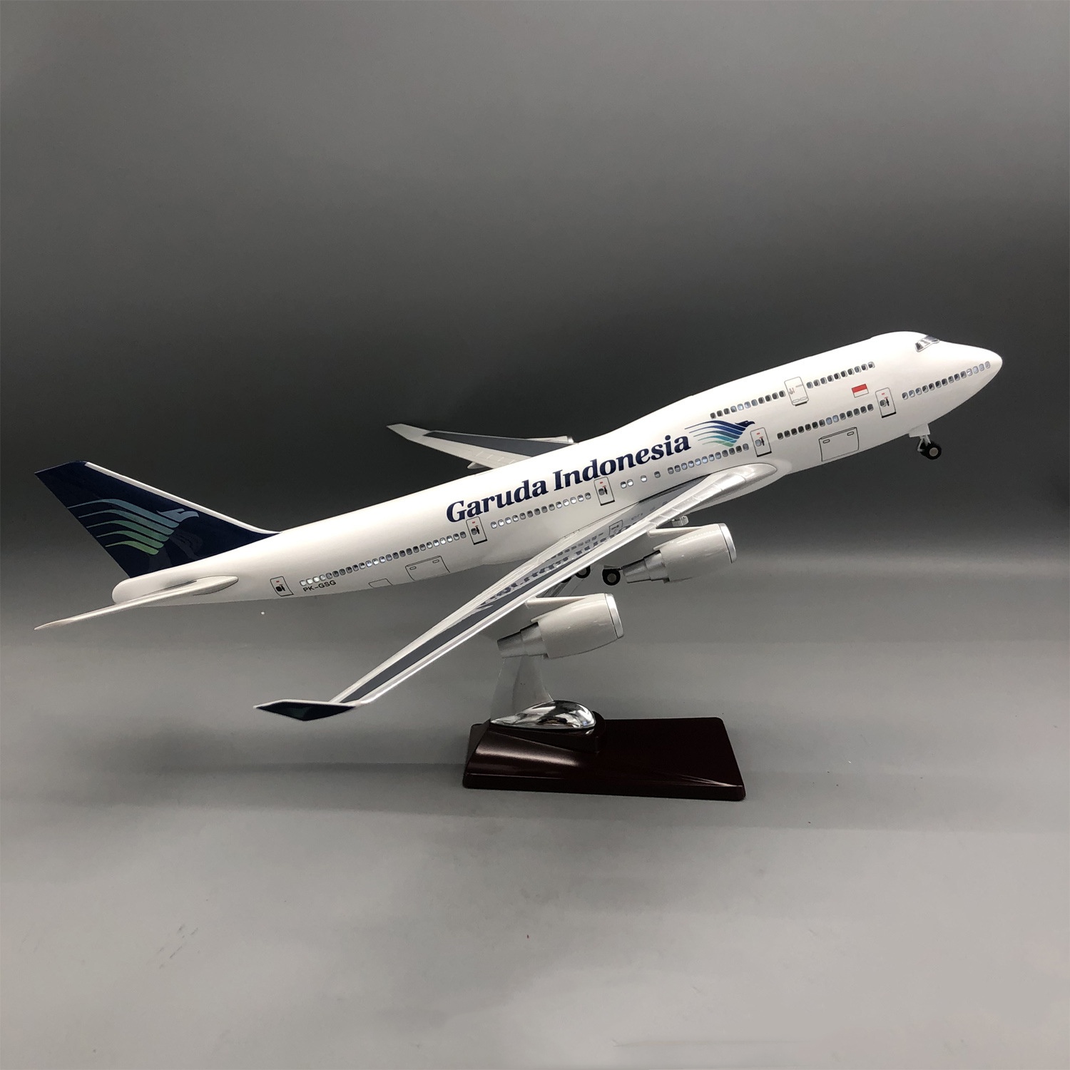 Model Kit Indonesia - 47 cm Döküm Reçine Uçak B747