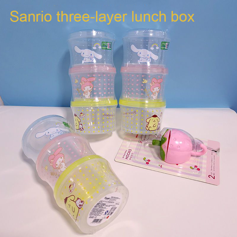 Model Kitchen Set Pvc - Kitty Bento Kutusu Seti 3 Parça