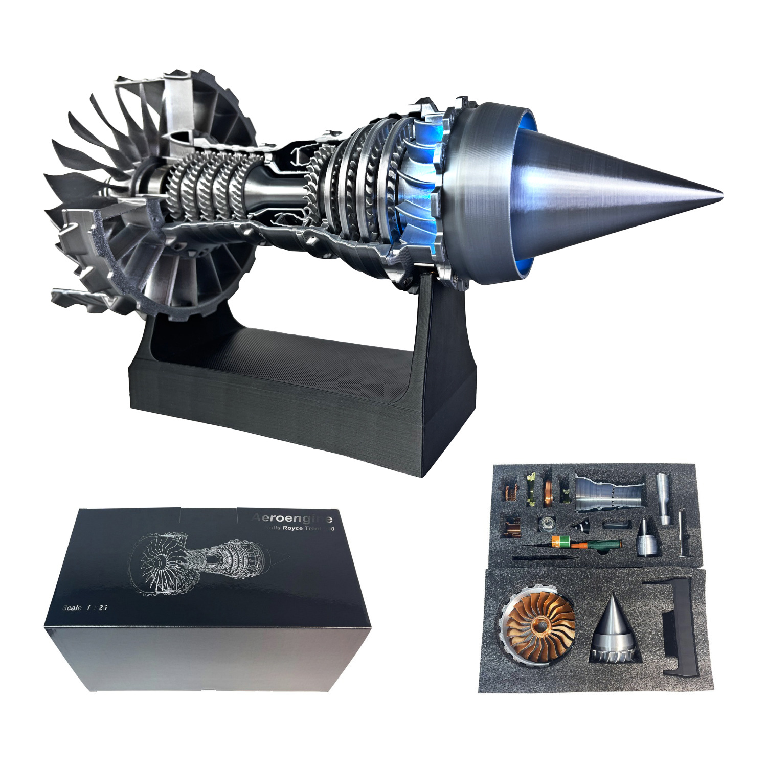 DIY Turbofan Jet Motoru Modeli - Model Kit Jet Engine incelemesi ve fiyatı