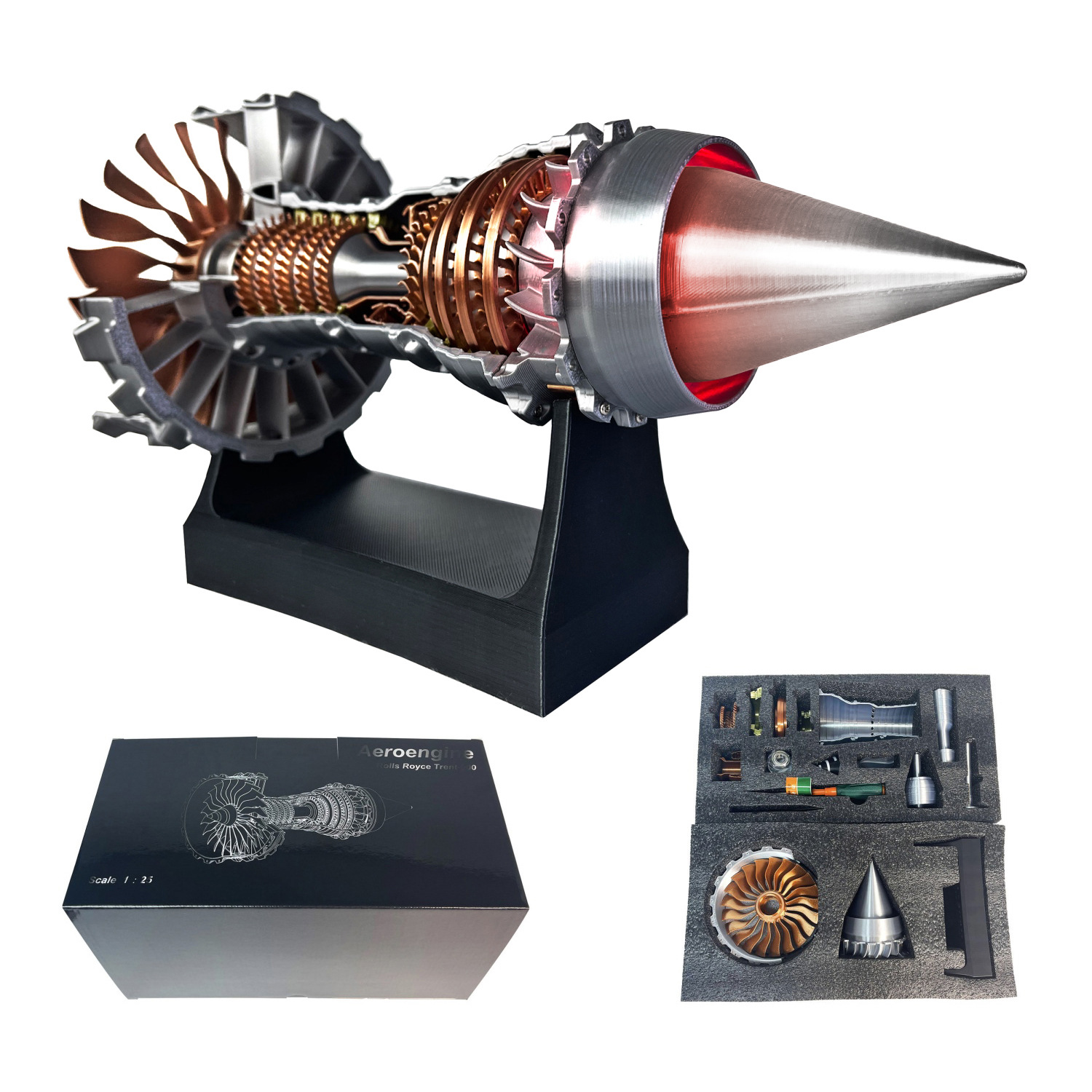 DIY Turbofan Jet Motoru Modeli - Model Kit Jet Engine incelemesi ve fiyatı