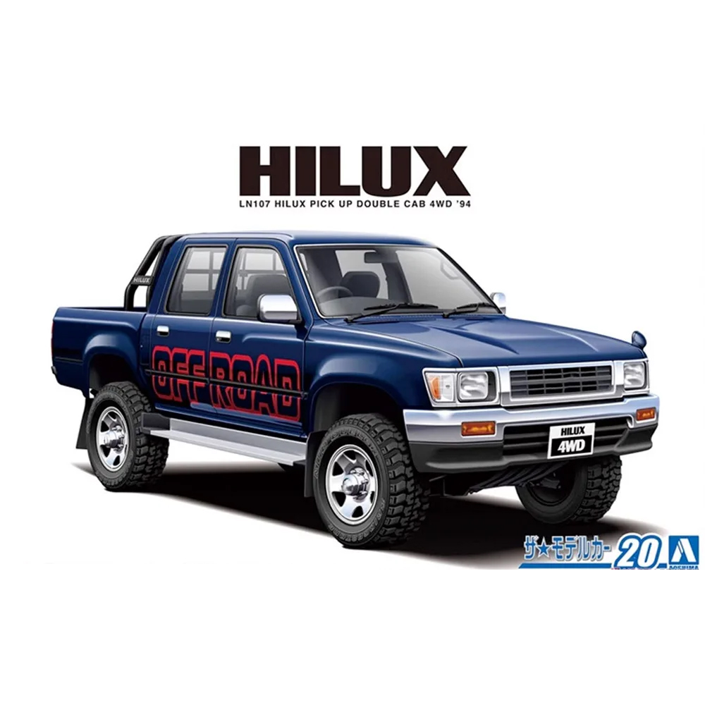 Aoshima 06217 1/24 LN107 Hilux - Model Kit Nissan Skyline incelemesi ve fiyatı