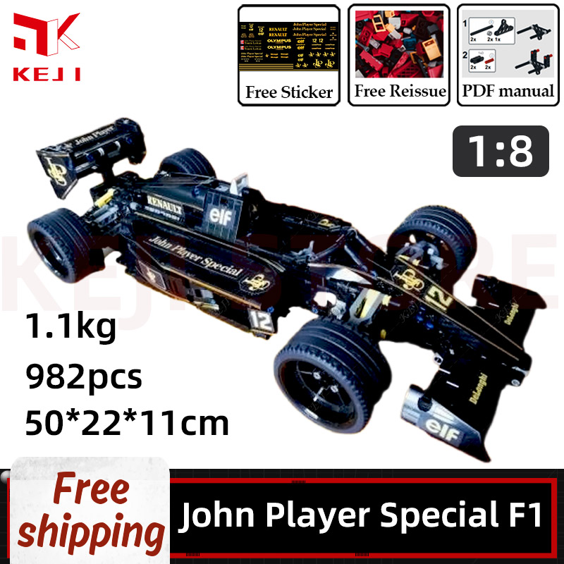 KEJI MOC-70614 John oyuncu öze - Model Kit Formula 1 incelemesi ve fiyatı