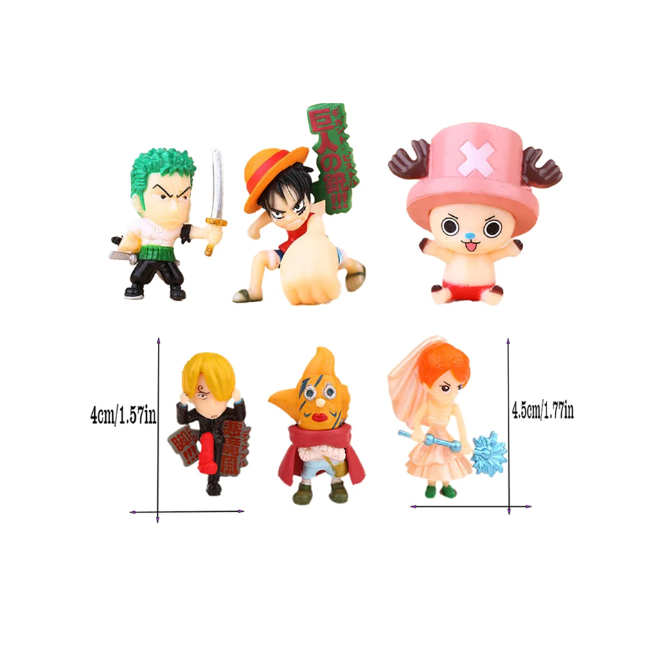 6 adet/takım tek parça maymun  - Model Kit Luffy incelemesi ve fiyatı