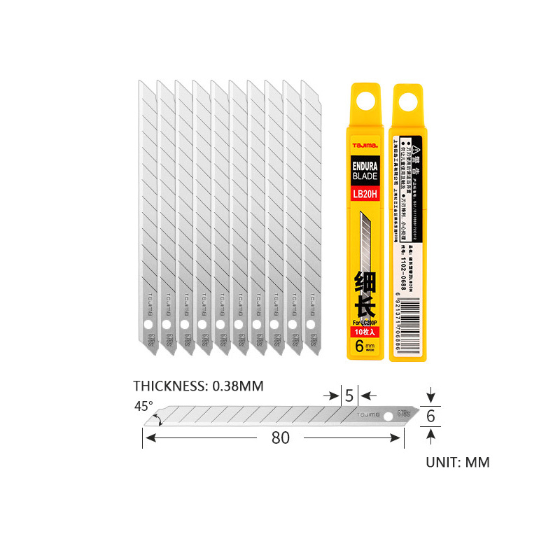 TAJIMA LB20H 6mm yedek bıçak 1 - Metallic Paint Set incelemesi ve fiyatı