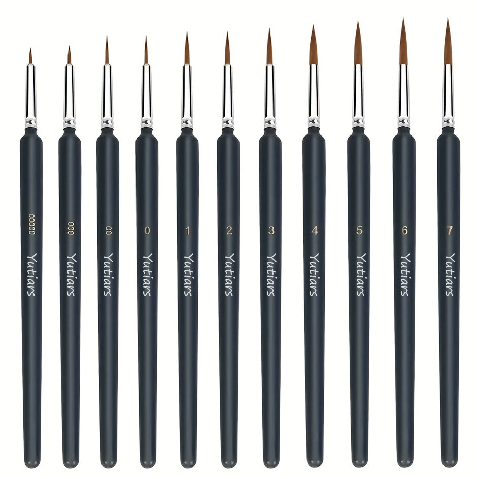 11/22 adet Minyatür Boya Fırça - Metallic Paint Set incelemesi ve fiyatı