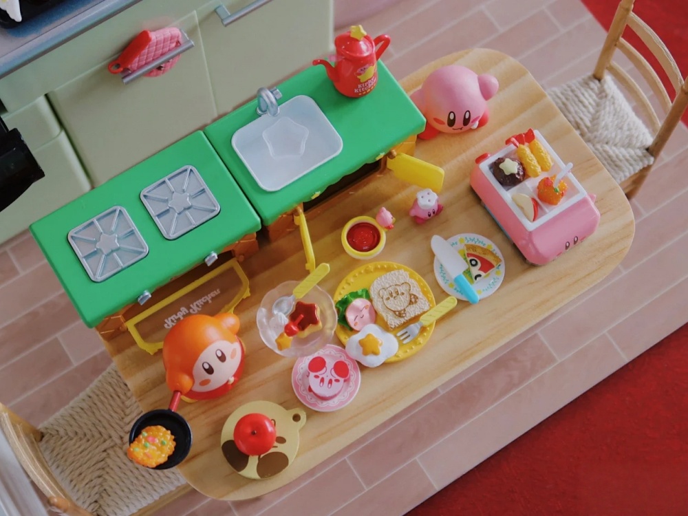RE-MENT Kirby Mutfak Minyatür  - Model Kitchen Set Pvc incelemesi ve fiyatı