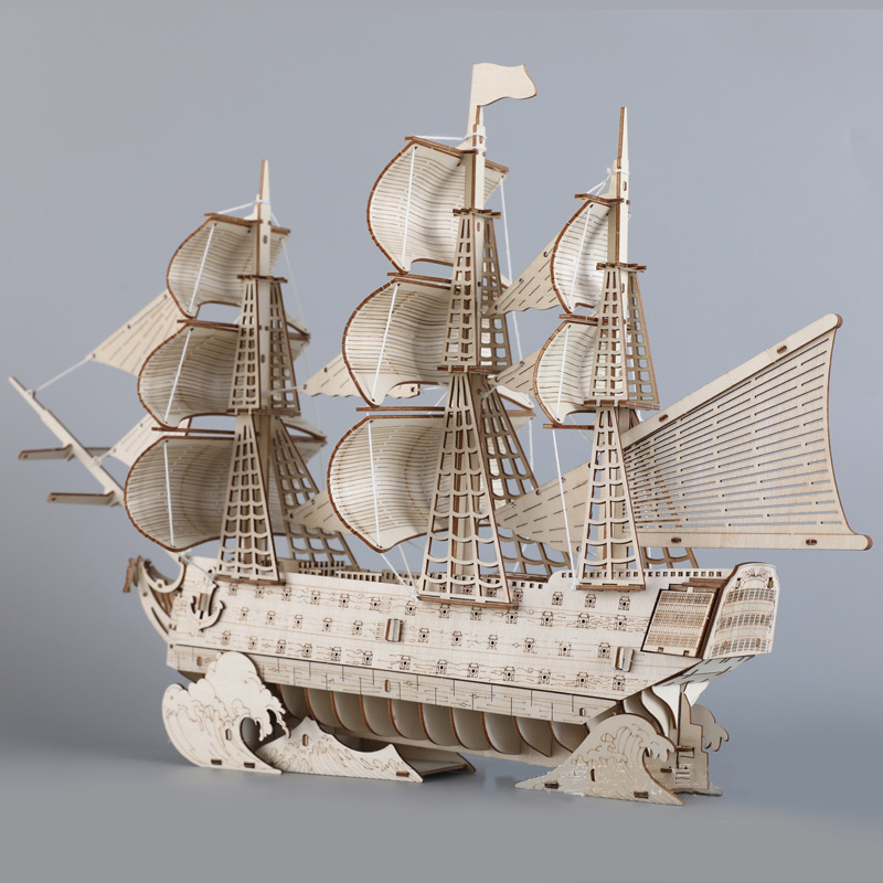 HMS Zafer Gemi model seti 3D A - Model Kit Hms Victory incelemesi ve fiyatı