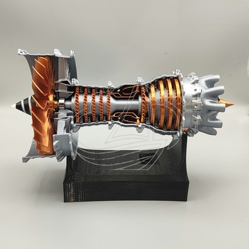 Mini Turbofan Motor Modeli Çal - Model Kit Jet Engine incelemesi ve fiyatı