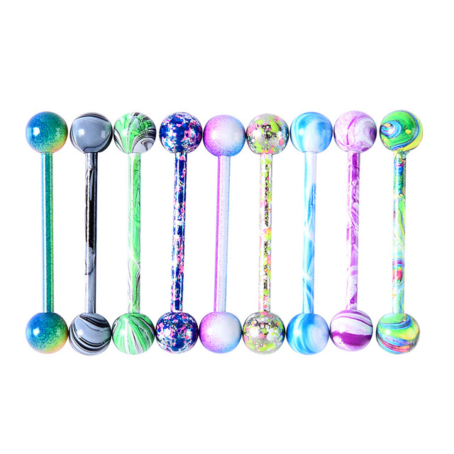 6 adet boya dil Piercing Lot p - Metallic Paint Set incelemesi ve fiyatı