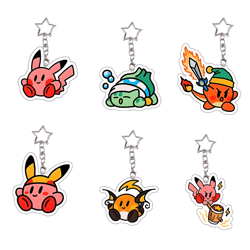 6 takım Charmander Akrilik Ana - Model Kit Kirby incelemesi ve fiyatı