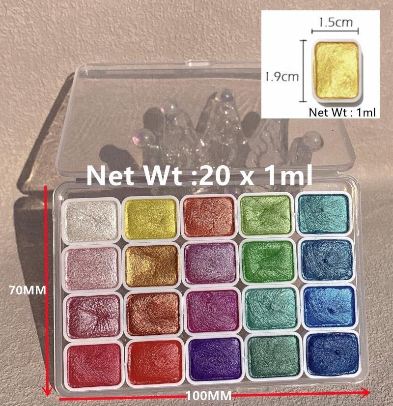 Sedefli Boyalar Taşınabilir 20 - Metallic Paint Set incelemesi ve fiyatı