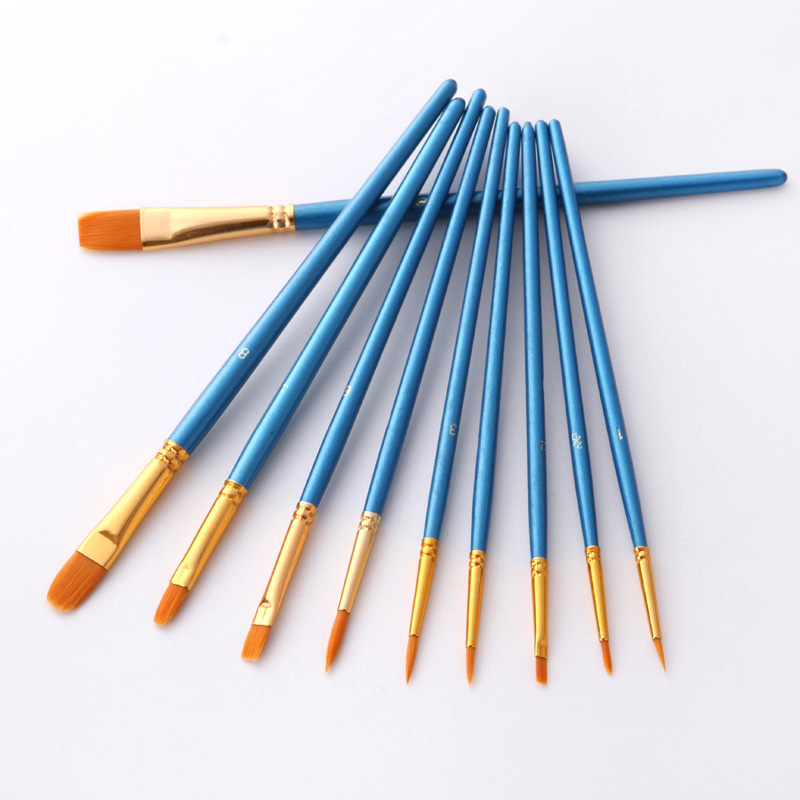 10 adet profesyonel naylon san - Metallic Paint Set incelemesi ve fiyatı