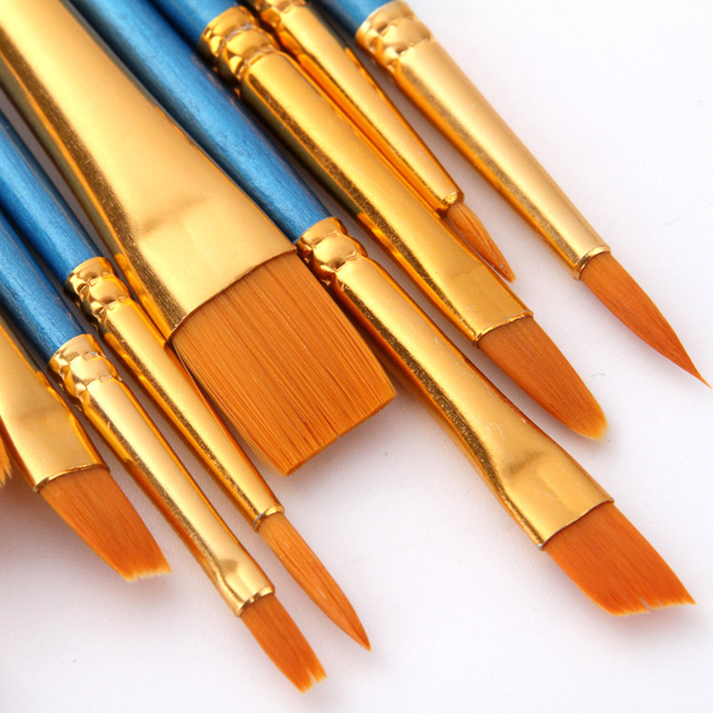 10 adet profesyonel naylon san - Metallic Paint Set incelemesi ve fiyatı