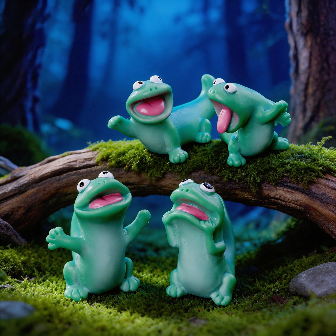 5 adet Karikatür Komik Yeşil K - Model Kit Lizard incelemesi ve fiyatı