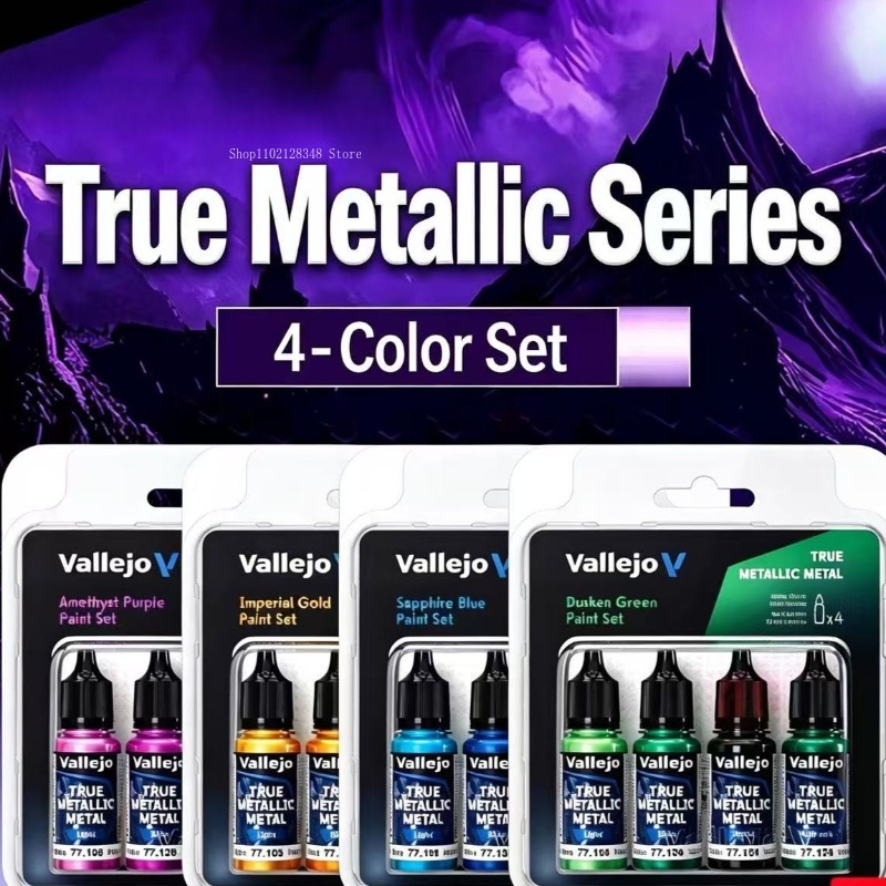 Su Bazlı Metalik Boya Seti 4 R - Metallic Paint Set incelemesi ve fiyatı