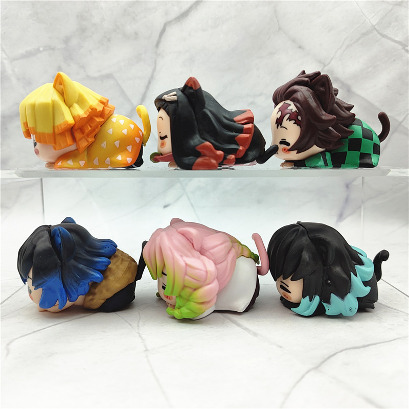 6 adet/1 takım Anime iblis Say - Model Kit Nezuko incelemesi ve fiyatı