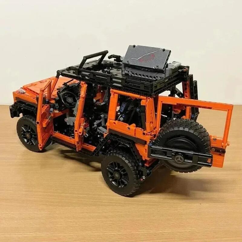 Turuncu arazi aracı G500, evde - Model Kit Plastic incelemesi ve fiyatı